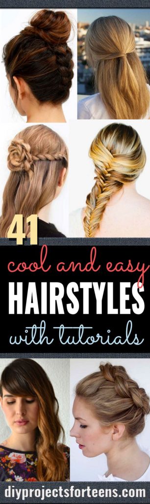 Easy Hairstyles For Long Hair To Do At Home - So Simple Ideas