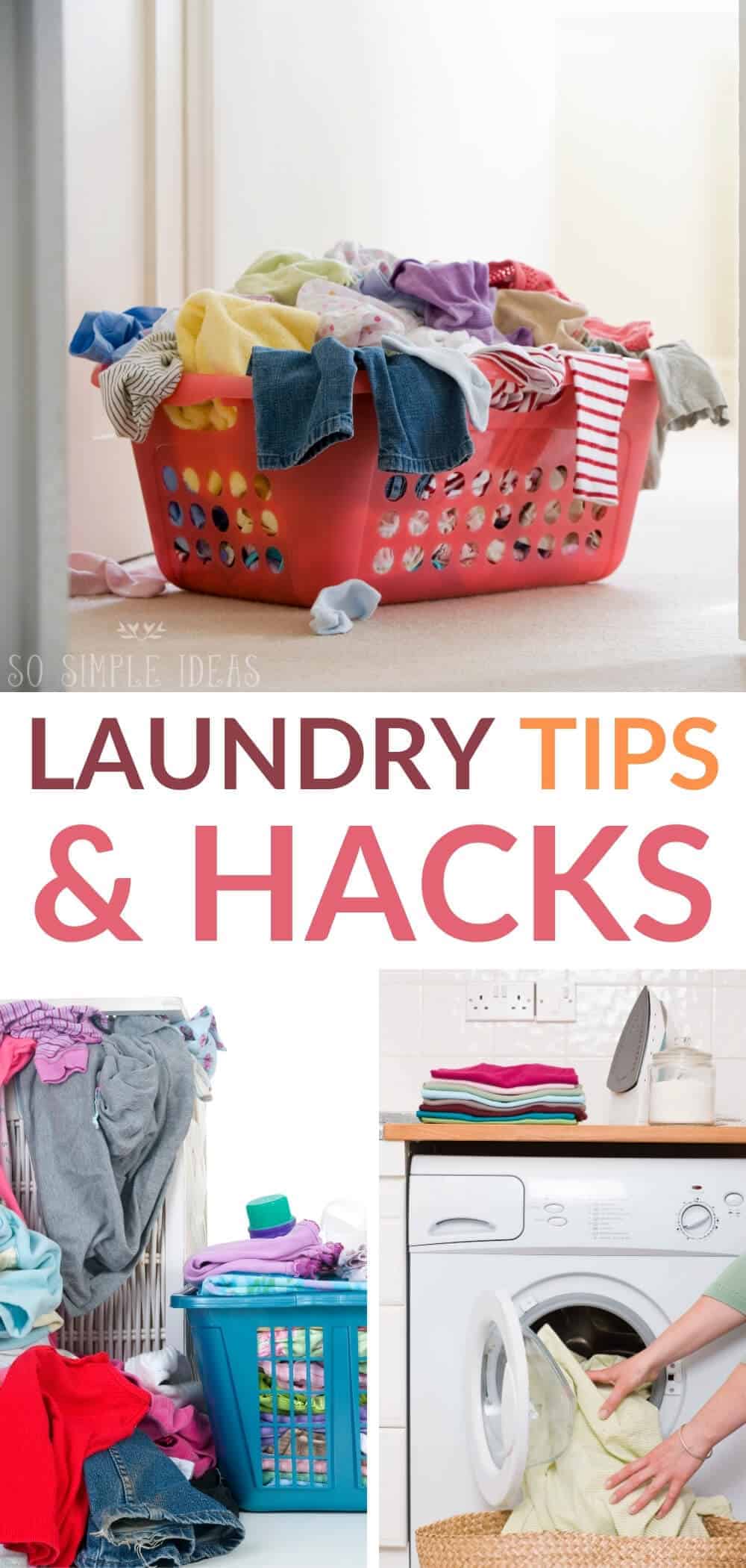 Laundry Hacks and Tips to Clean Clothes Effectively - So Simple Ideas