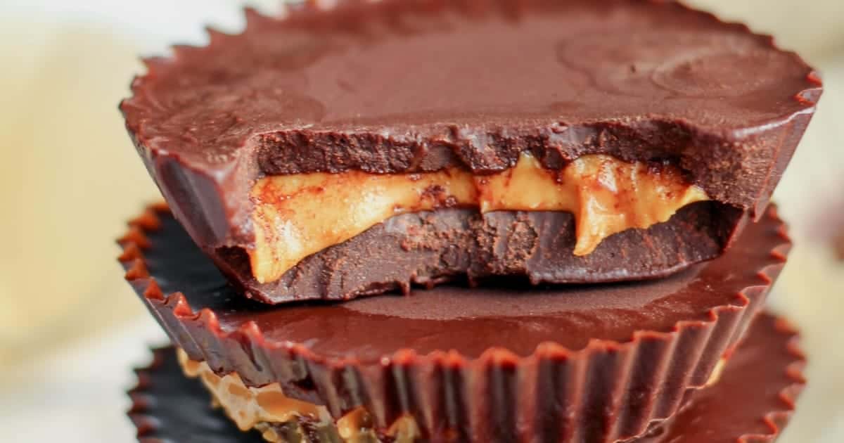 Vegan Peanut Butter Cups (dairy-free) - So Simple Ideas