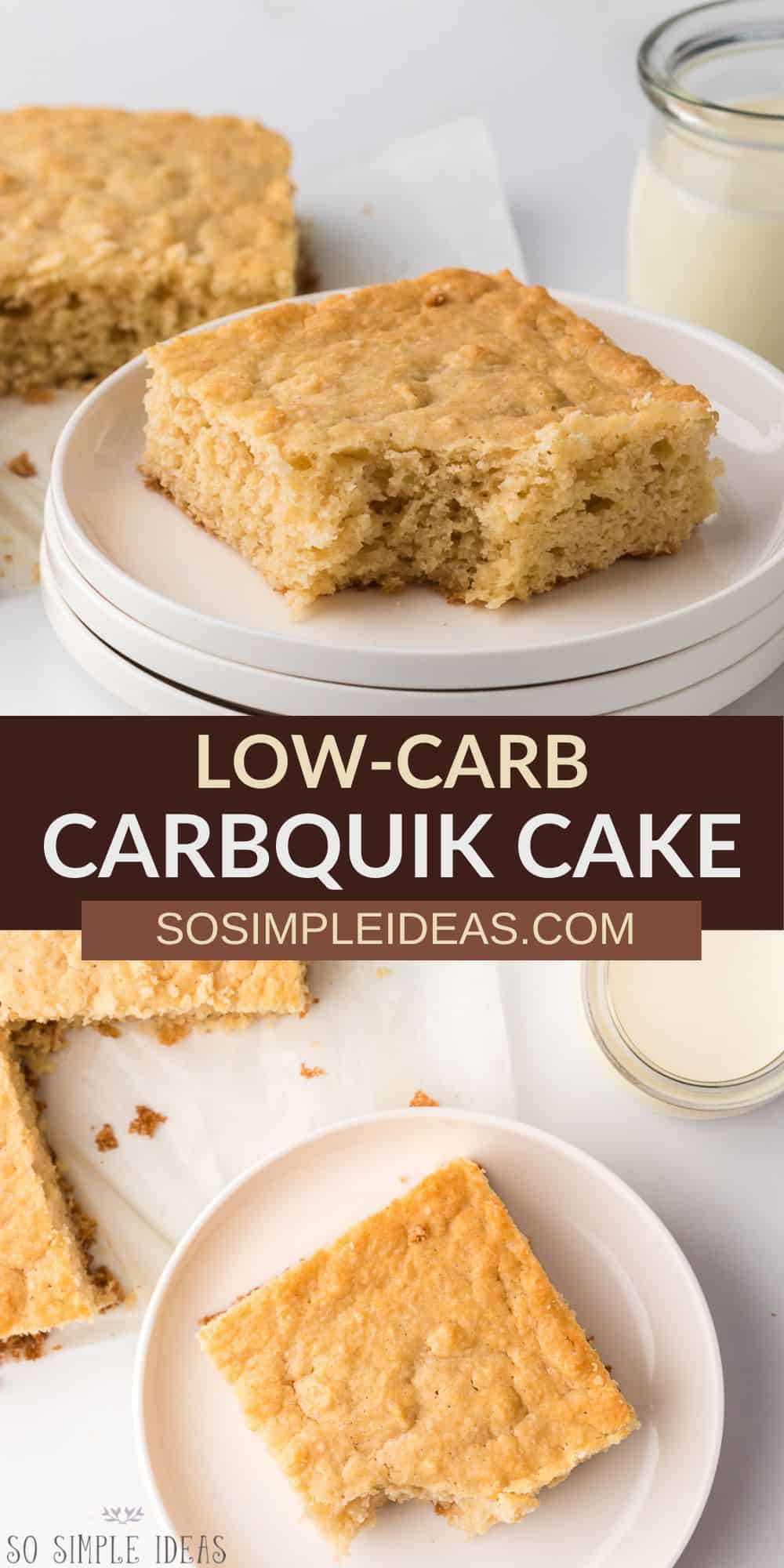 Carbquik Cake - So Simple Ideas