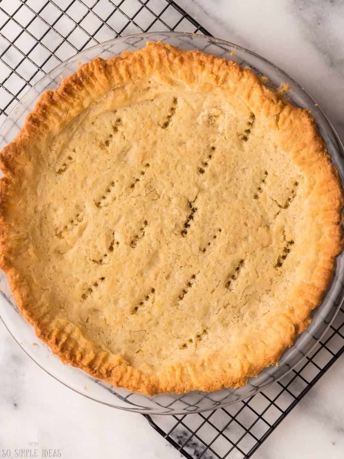 Carbquik Pie Crust - So Simple Ideas